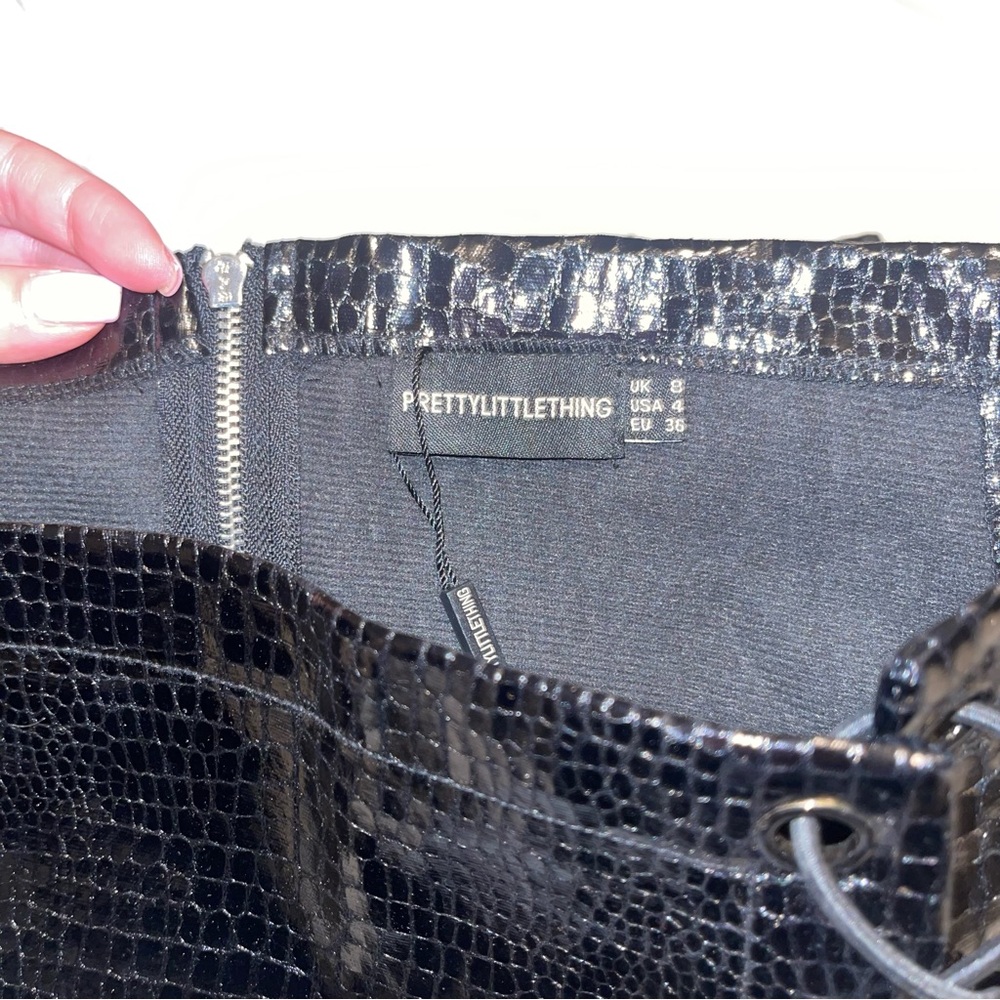PLT Faux Leather Skirt - Picture 8 of 8